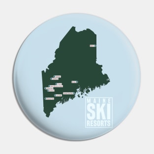 The Ski Resorts of Maine Pin