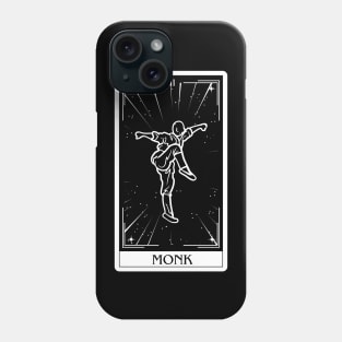 Monk Tarot Card D&D Nat 20 Dungeons & Dragons Phone Case