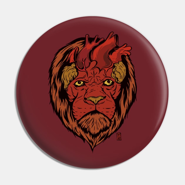 Lion Heart Pin by Thomcat23