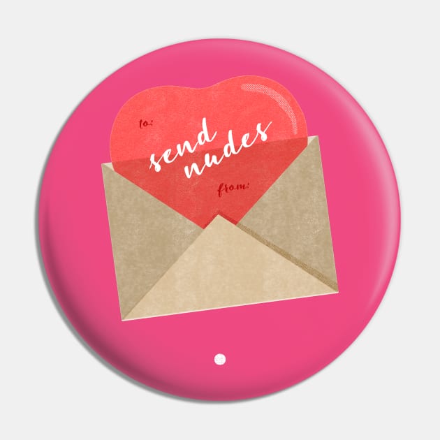 Send Nudes Envelope Pin by Evlar