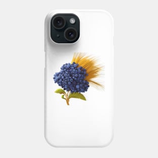 Wheat and grapes Phone Case