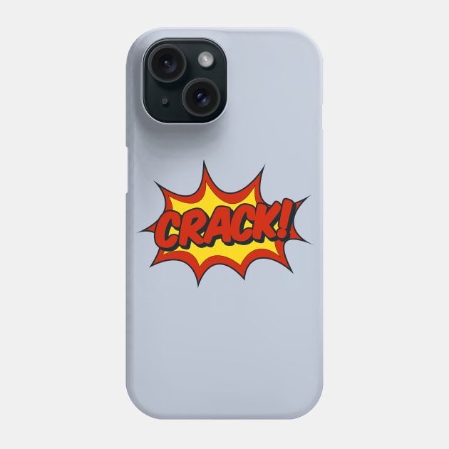 Crack! Comic Effect Phone Case by powniels