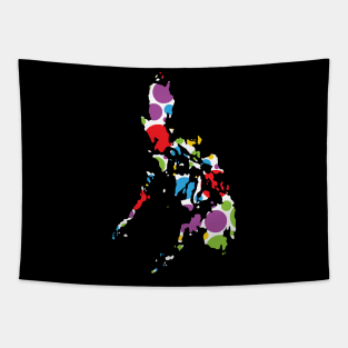 Philippines Map Logo Tapestry