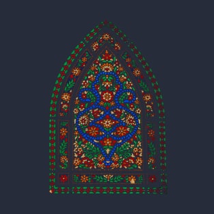 Persian Decorative Stained Glass Window, Kashan, Persia, Iran T-Shirt