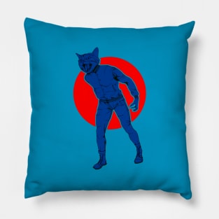 angry cat Pillow