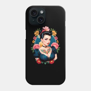 Rockabilly Girl 01 Phone Case