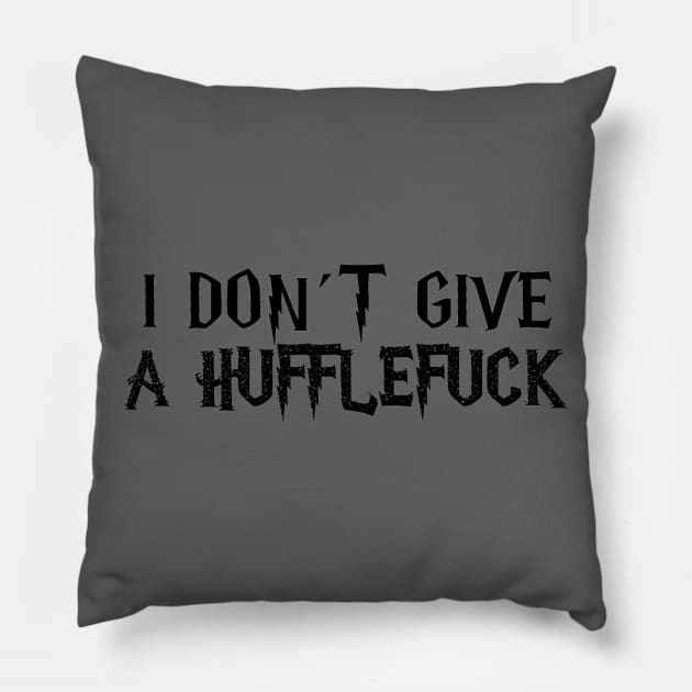 Hufflefuck - Eyesasdaggers Pillow by eyesasdaggers