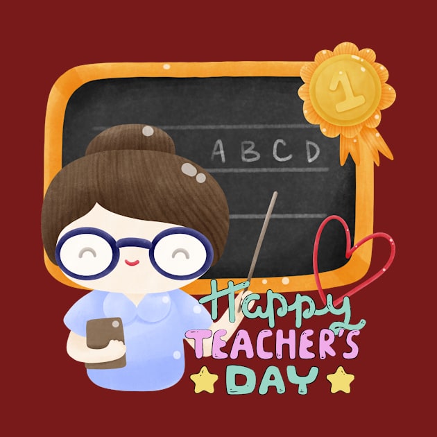 Happy teacher day, best teacher by Subspace Balloon