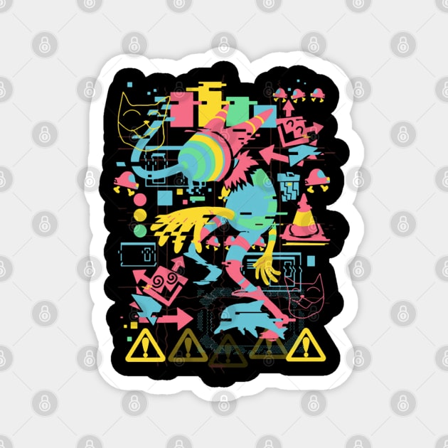 Deltarunes Disruption Magnet by Ink Lines