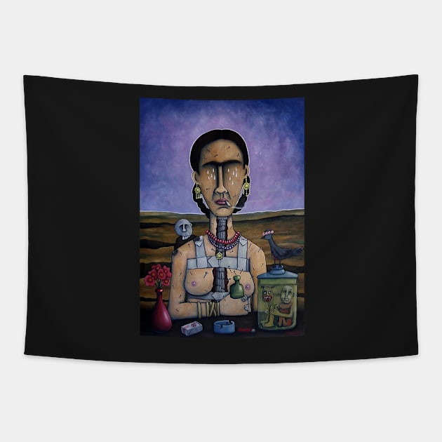 Frida Kahlo Tapestry by micalef