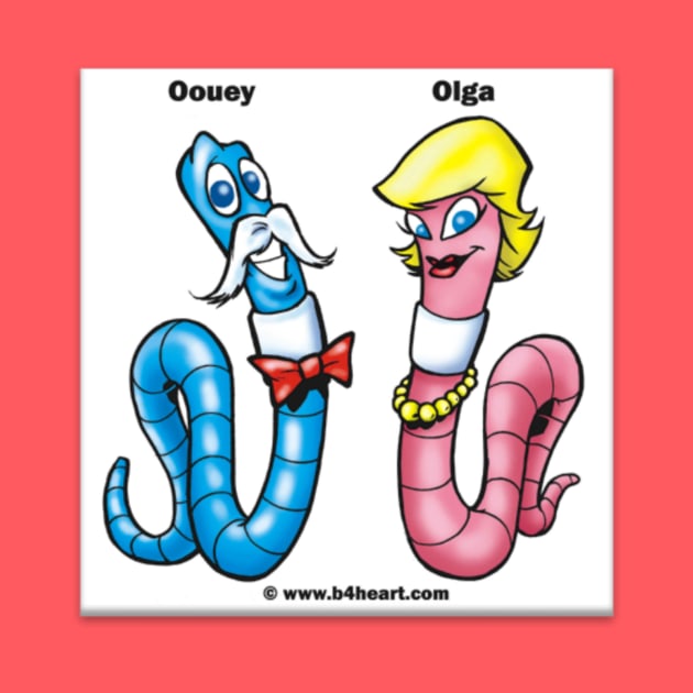 Oouey & Olga by b4heart