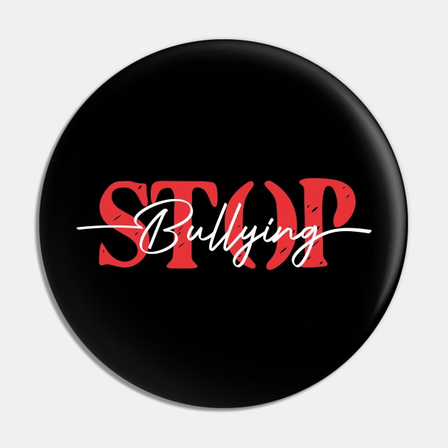 Stop Bullying Pin by denufaw