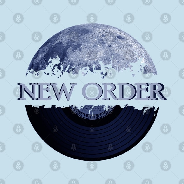 New Order blue moon vinyl by hany moon