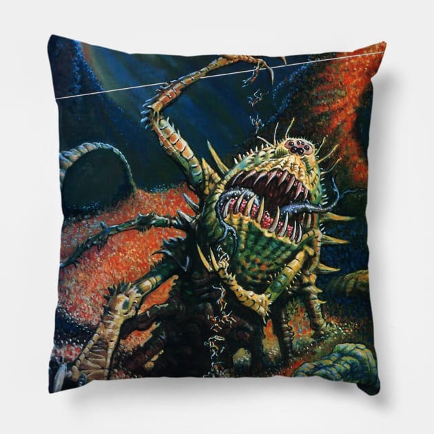 Classic Horror 2 Pillow by stormcrow