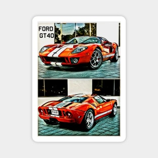 Ford GT40 Magnet