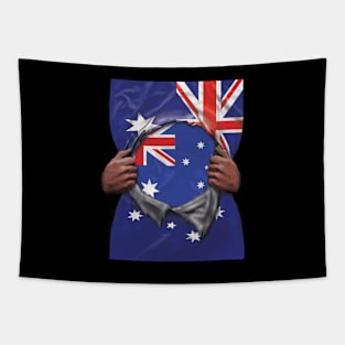 Australia Flag Australian Flag Ripped - Gift for Australian From Australia Tapestry