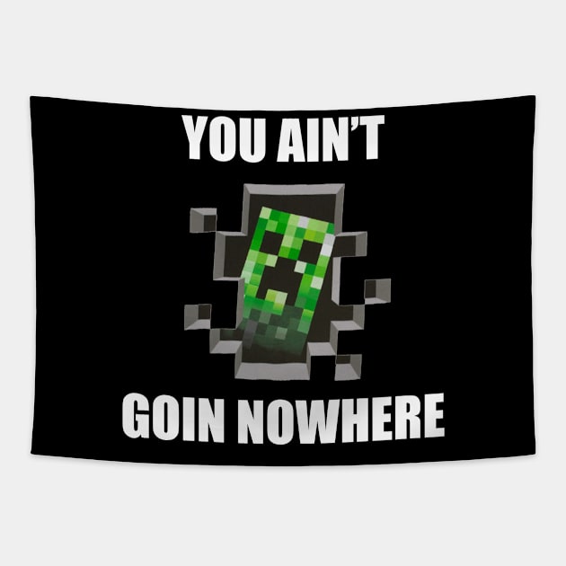 CREEPER MEME Tapestry by Ajiw