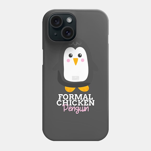 Funny Animal Name Meme Formal Chicken PENGUIN Phone Case by porcodiseno