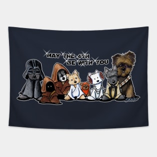 Galaxy Dogs Tapestry