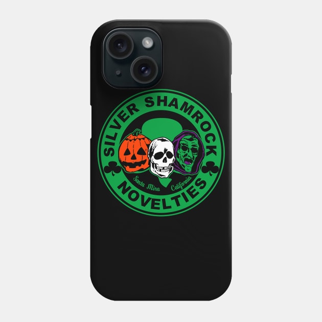 Silver Shamrock Novelties Phone Case by carloj1956