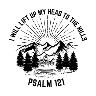 God my helper, Psalms 121 T-Shirt