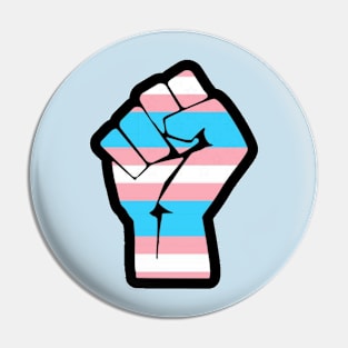 Black Trans Pride Pin