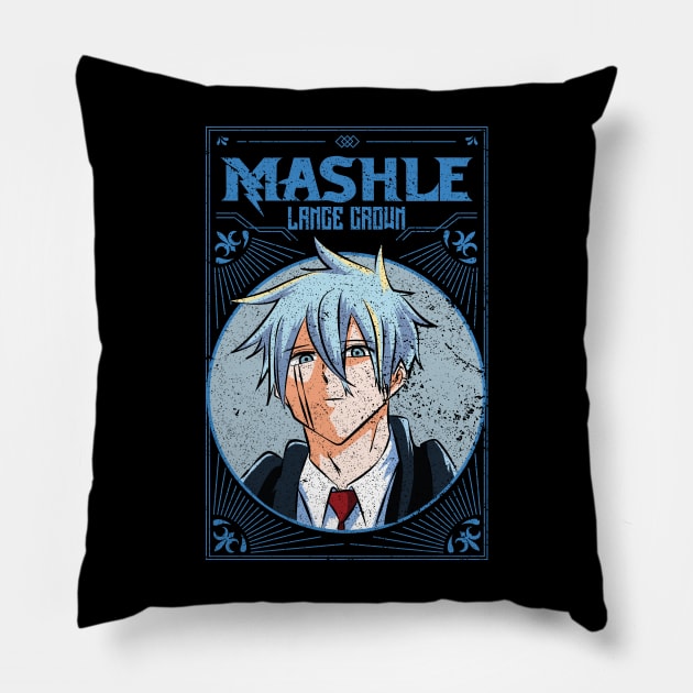 MASHLE: MAGIC AND MUSCLES (LANCE CROWN) GRUNGE STYLE Pillow by FunGangStore