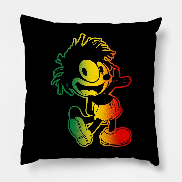 FELIX THE RUDE BOY Pillow by ROBZILLA