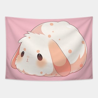 Kawaii Lazy anime chibi bunny cute rabbit Tapestry