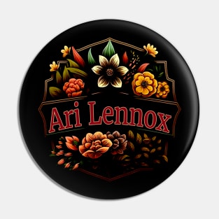 Ari Lennox Flower Vintage Pin
