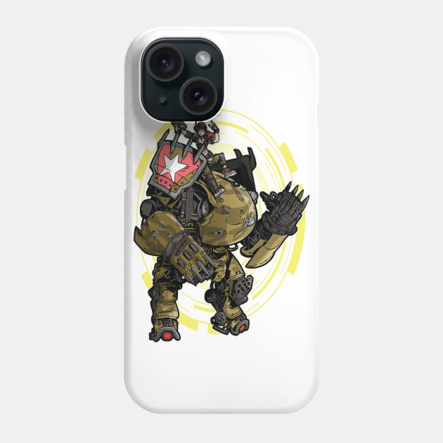 Moze The Gunner With Iron Bear Borderlands 3 Phone Case by ProjectX23Red