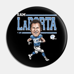 Sam LaPorta Detroit Cartoon Pin