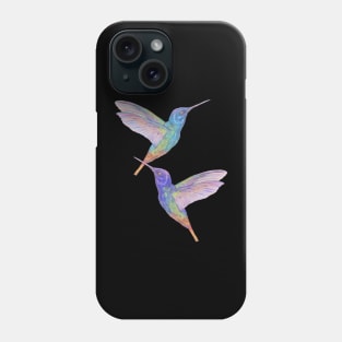 two hummingbirds Phone Case