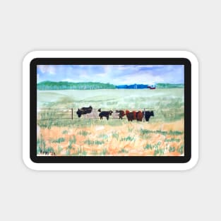 Buffalo Art Print Magnet