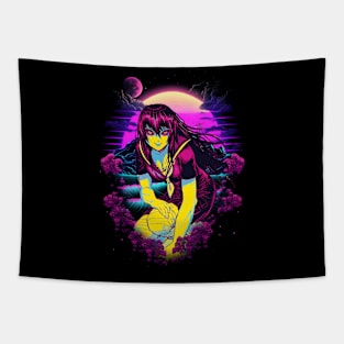 Gaolang's Precision Strikes Kengan Fighter Art Tee Tapestry