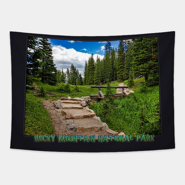 Colorado (Rocky Mountain National Park) Tapestry by gorff