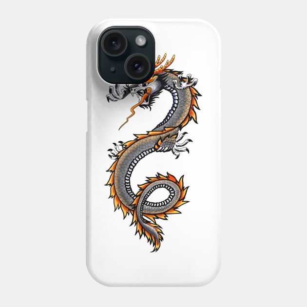 Discover Stunning Black & Red Chinese Dragon Design Phone Case by Lighttera