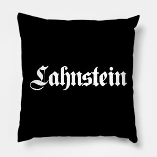 Lahnstein written with gothic font Pillow