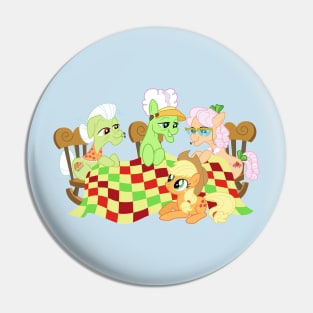 Apple Ladies Pin