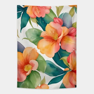 Wonderful Blooming Flowers Tapestry