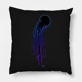 Jellyfish glow Pillow