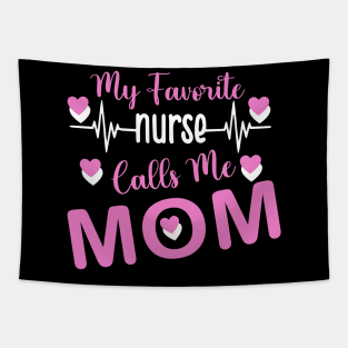 My Favorite People Calls Me Mom Tapestry