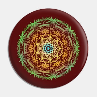 Tropical Mandala Pin