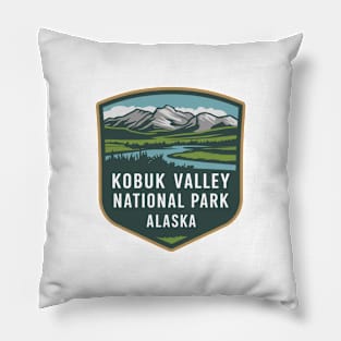 Kobuk Valley National Park Emblem Pillow