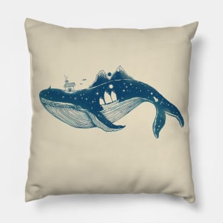 Home (A Whale from Home) Pillow