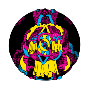 CMYK Circle of Ornament T-Shirt