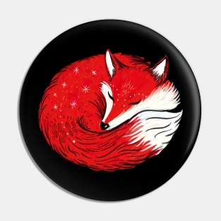 Sleeping Fox Pin