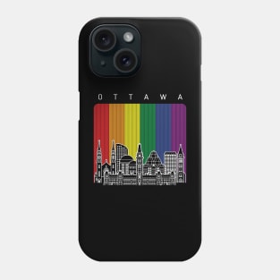 Ottawa LGBT Flag Phone Case