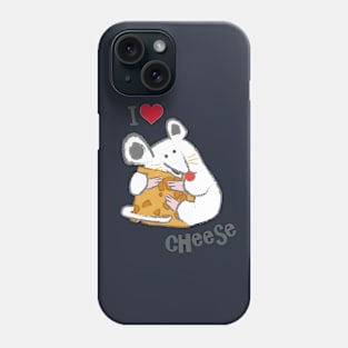 I love cheese Phone Case