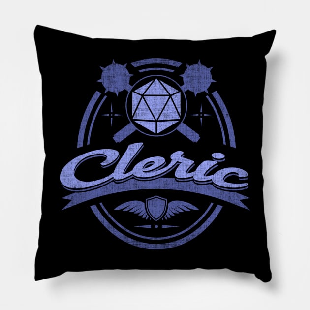 Cleric: RPG Tabletop Pillow by PluginTees